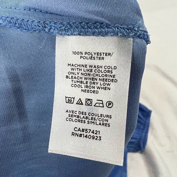 Loft Outlet Light Blue Long Sleeve Dress - Picture 5 of 9